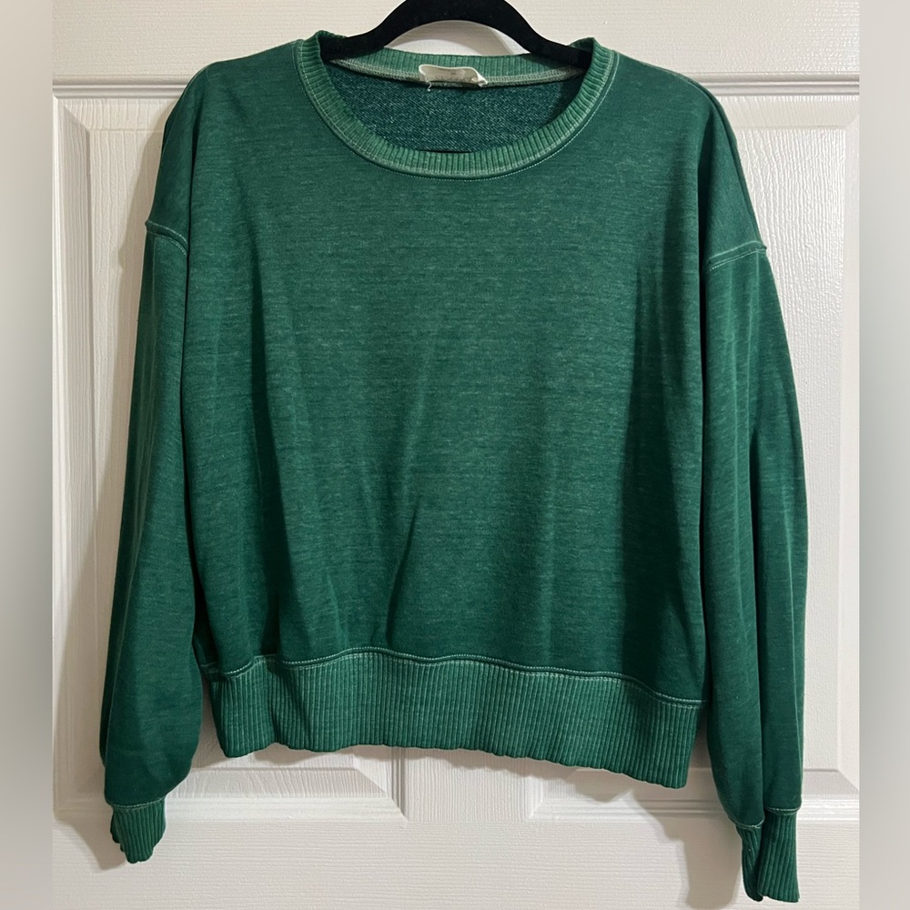 Zenana Outfitters Forest Green Pullover